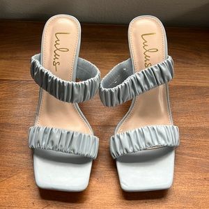 Lulus light blue heels. Size 9. Never worn.